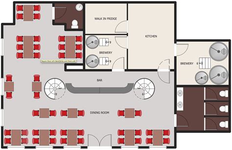Cafe and Restaurant Floor Plan Solution | ConceptDraw.com | Restaurant Furniture Layout