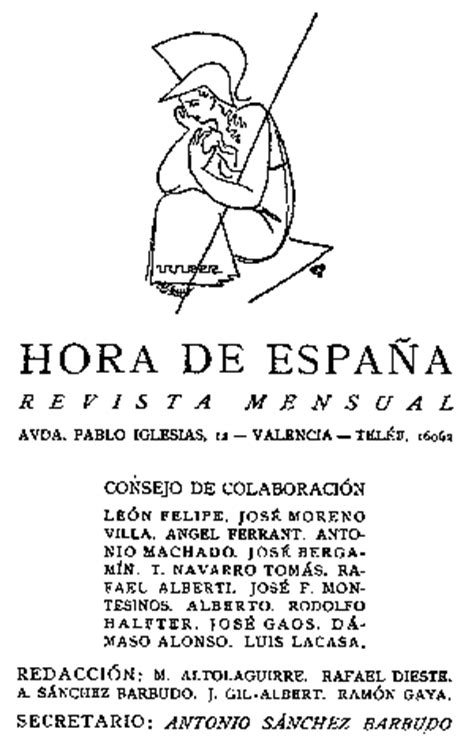 Hora de España / Valencia 1937 - Barcelona 1938