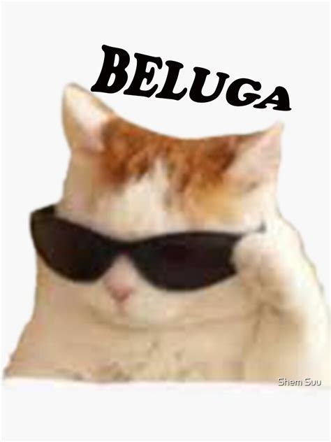 "Beluga Discord" Sticker for Sale by OULDLAIB | Redbubble