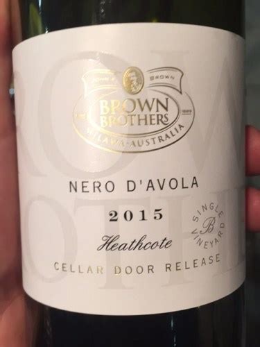 Brown Brothers Cellar Door Release Nero d'Avola | Vivino US