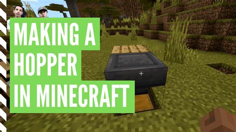 How To Make A Hopper In Minecraft (And Use It)