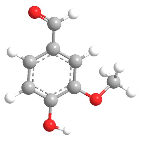 Vanillin Molecule