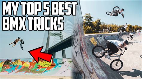 MY TOP 5 BEST BMX TRICKS I'VE DONE! - YouTube