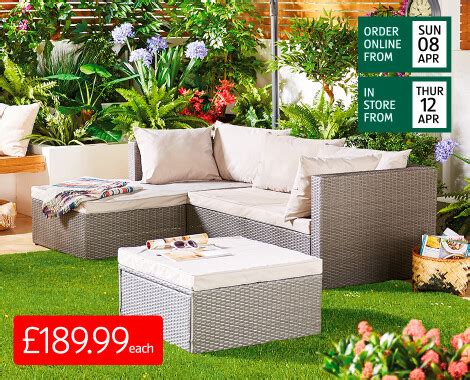 Garden Furniture | Rattan Patio Furniture Sets - ALDI UK