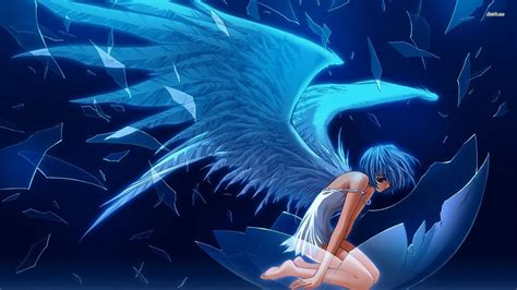 Blue Anime Wallpaper - WallpaperSafari