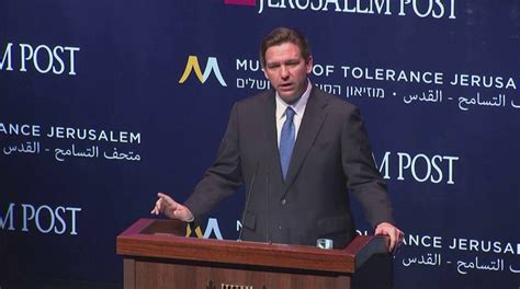 DeSantis calls Israel a 'most valued and trusted' ally in Jerusalem ...