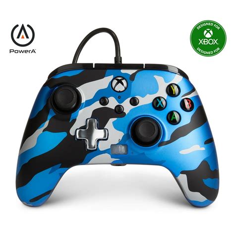 PowerA Enhanced Wired Controller for Xbox Series X|S - Metallic Blue ...