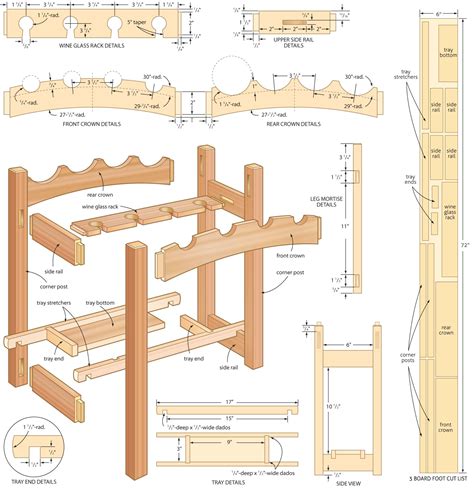PLANS FOR BUILDING A WINE RACK « Floor Plans | Free woodworking project plans, Wine rack plans ...