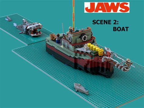 LEGO MOC JAWS (1975) Scene 2: Boat "ORCA" by cvi | Rebrickable - Build with LEGO