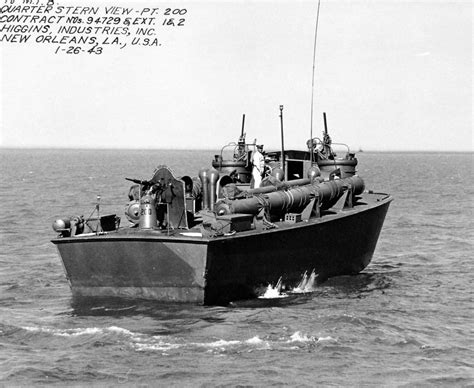 [Photo] Higgins 78-foot PT Boat photographed 26 Jan 1943 by Higgins Industries in New Orleans ...