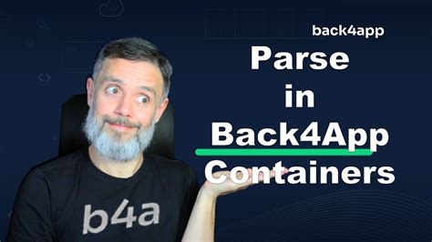 Parse in Back4App Containers - YouTube