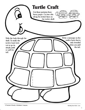 Sea Turtle Craft Template