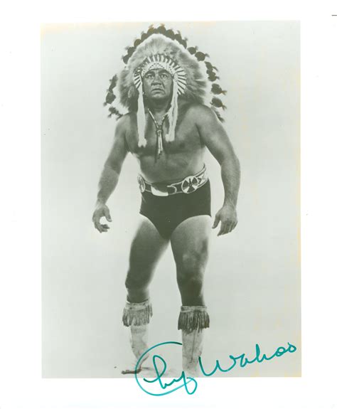 Chief Wahoo McDaniel signed 8x10 Photo – Signed By Superstars