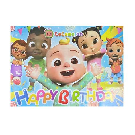 cocomelon birthday paper poster | Lazada PH