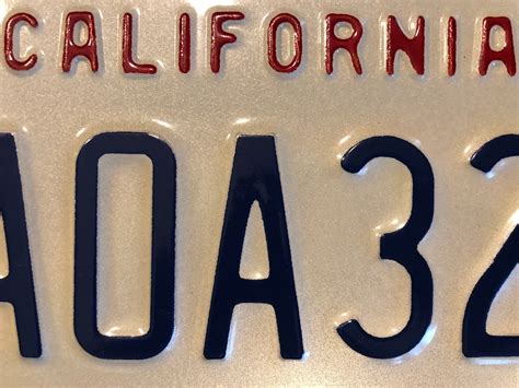 Vintage Original 1990 California License Plate in Mint | Etsy