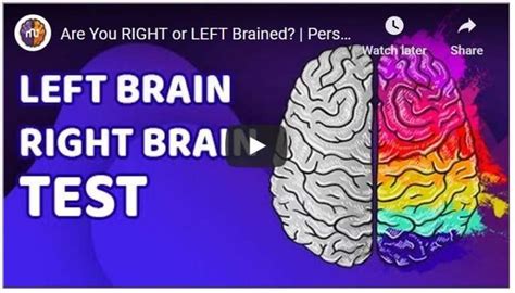 Right Brain Left Brain - Test Your Brain - Lucid Mind Center