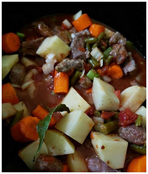 Old Fashioned Crockpot Beef Stew - Julias Simply Southern