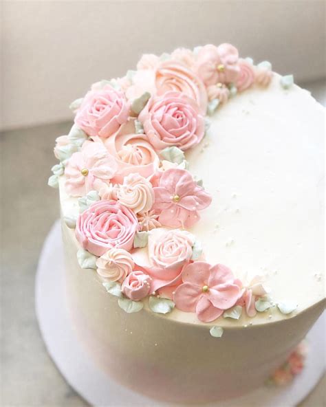 Birthday Cake Flowers Pink