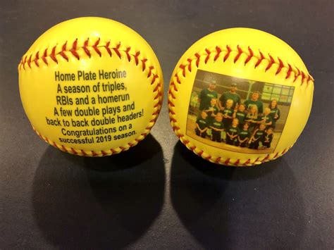 Softballs Personalized for the players and coaches! #softball #softballgifts #teammom # ...