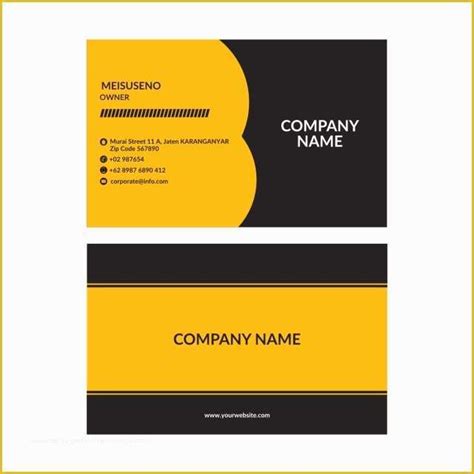 Corporate Business Card Templates Free Download Of Corporate Business Card Template for Free ...