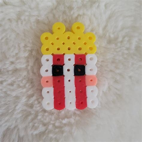 Assorted Food Perler Bead Keychains - Etsy