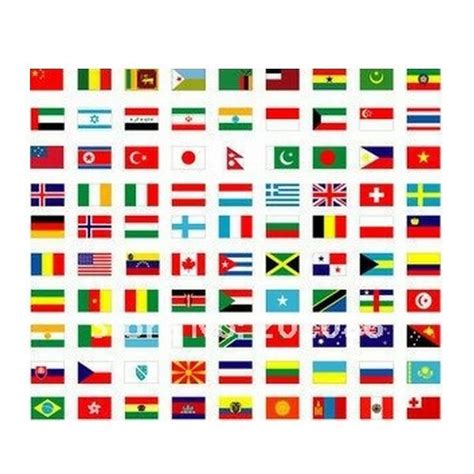 Trialsale Mixed bag hand flag 200countries mini flags for Collection ...