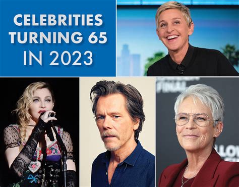 Celebrities Turning 65 in 2023