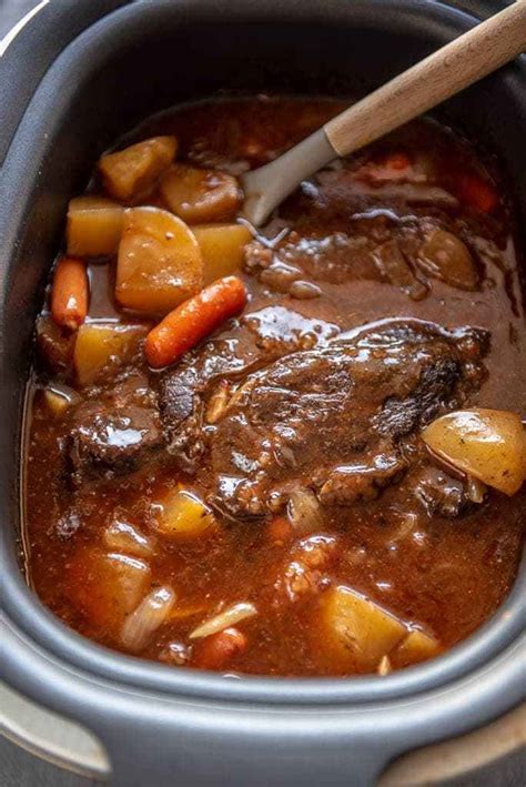 Slow Cooker Pot Roast With Gravy | Recipe | Pot roast slow cooker, Pot roast recipes, Pot roast