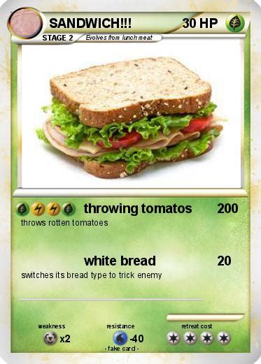 Pokémon SANDWICH 86 86 - throwing tomatos - My Pokemon Card