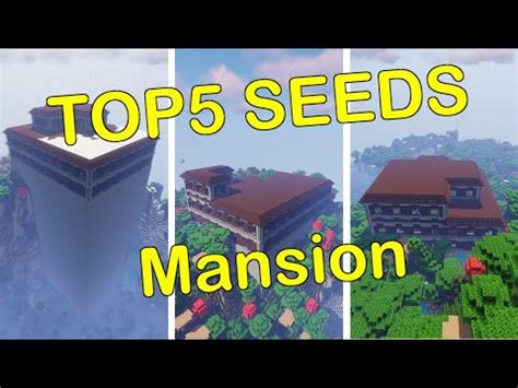 Top 5 BEST Mansion Seeds for Java 1.18.2 | Minecraft - YouTube