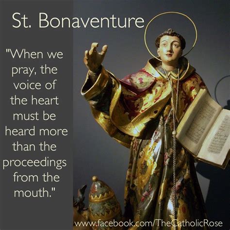 St. Bonaventure - Feast day July 15 | Saint quotes catholic, Catholic ...