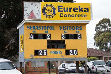 Sebastopol, Victoria – Scoreboard pressure