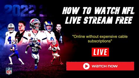 How to Watch NFL Games Live Stream Online Free And Without Cable From ...