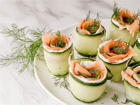 Smoked Salmon Cucumber Rolls - Taste of the Okanagan