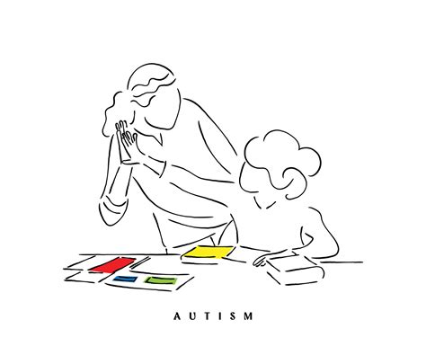 Autism awareness concept art. 34746784 Vector Art at Vecteezy