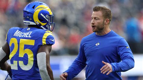 McVay Reveals if Rams Will Seek Sony Michel Replacement