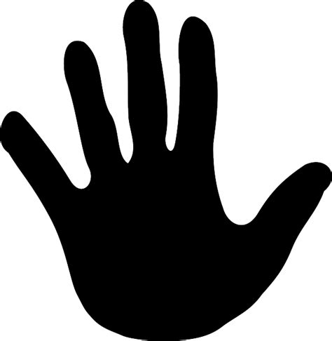 Free vector graphic: Hand, Fingers, Silhouette, Black - Free Image on Pixabay - 297767
