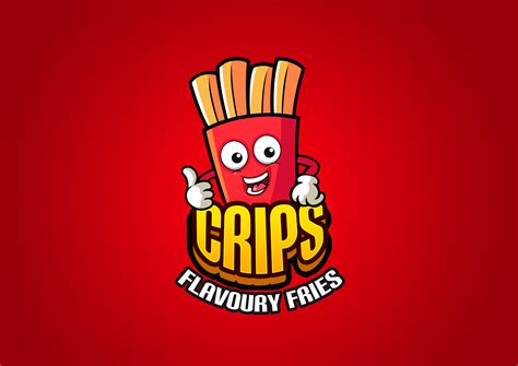 French Fries Crips Logo on Behance