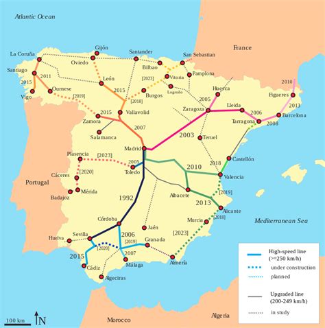 reinado Combatiente Bolos ave routes spain map ventajoso ligero Perceptible