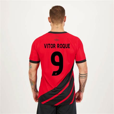 Umbro Athletico Paranaense Home 2023 Vitor Roque 9 Jersey - Futfanatics