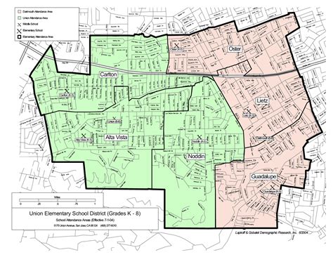 Union School District Map San Jose