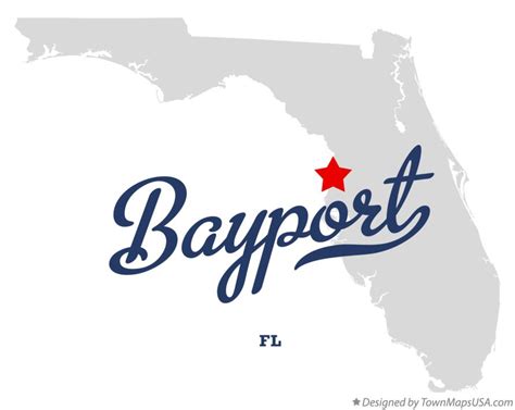 Map of Bayport, FL, Florida