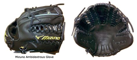 Ambidextrous baseball gloves