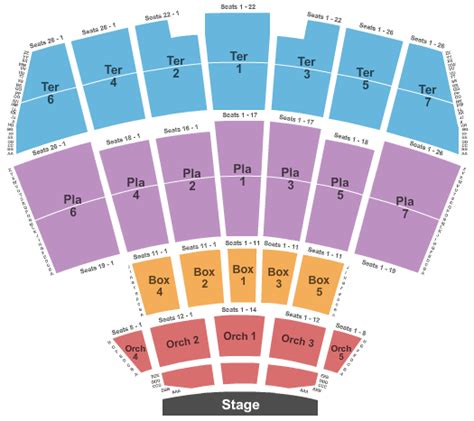 Starlight Seating Map