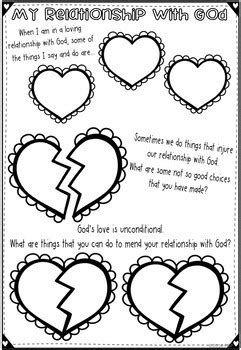 Reconciliation Worksheets ~ Sacrament of Confession ~ Sin ~ Forgiveness