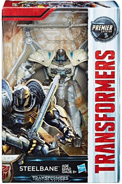 Transformers The Last Knight Premier Deluxe Steelbane Action Figure Hasbro Toys - ToyWiz