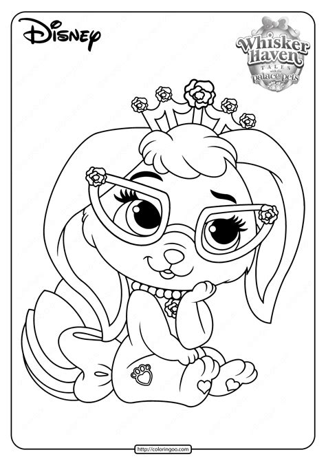 All Disney Palace Pets Coloring Page