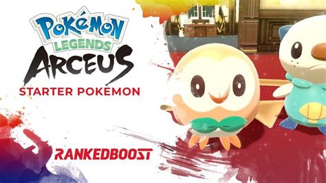 Pokemon Legends Arceus How To Get All Starter Pokemon