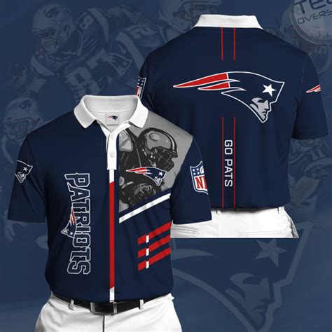 New England Patriots Polo 3D - NFL Clothes - OversizedTee.com