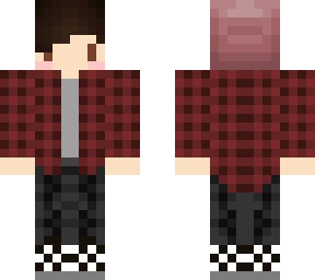 Plaid beanie girl | Minecraft Skin